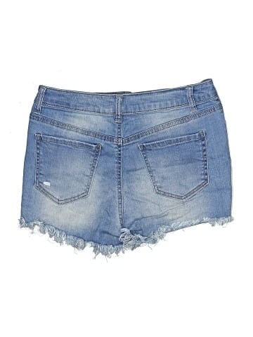 Wax Jean Denim Shorts (view 2)