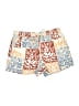 Sigrid Olsen Print Orange Board Shorts Size S - photo 1
