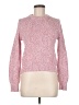 J.Crew Factory Store 100% Cotton Tweed Pink Pullover Sweater Size M - photo 1