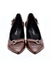 Manas Lea Foscati 100% Leather Brown Heels Size EU 38 - photo 2