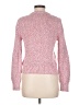 J.Crew Factory Store 100% Cotton Tweed Pink Pullover Sweater Size M - photo 2