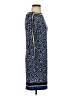 MICHAEL Michael Kors Print Blue Casual Dress Size XS - photo 4