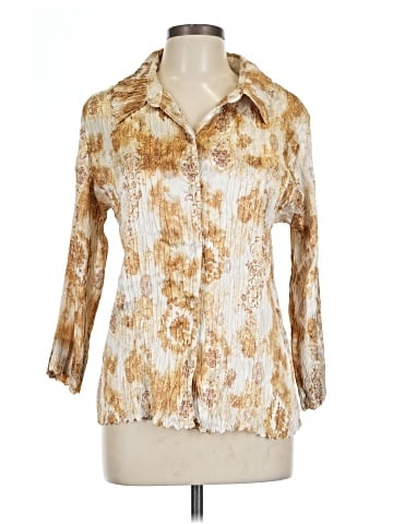 Christopher & Banks 3/4 Sleeve Blouse (view 1)