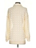 Zara 100% Polyester Polka Dots Ivory Long Sleeve Blouse Size XS - photo 2