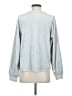 Ann Taylor LOFT Blue Sweatshirt Size S - photo 2