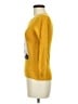 Maze Graphic Yellow Pullover Sweater Size M - photo 5