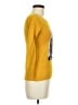 Maze Graphic Yellow Pullover Sweater Size M - photo 4