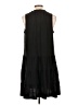Max Studio Solid Black Casual Dress Size L - photo 2