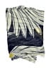 Assorted Brands 100% Polyester Yellow Gray Scarf One size - photo 2