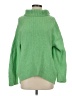 A.L.C. Solid Green Turtleneck Sweater Size S - photo 1