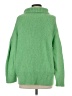 A.L.C. Solid Green Turtleneck Sweater Size S - photo 2