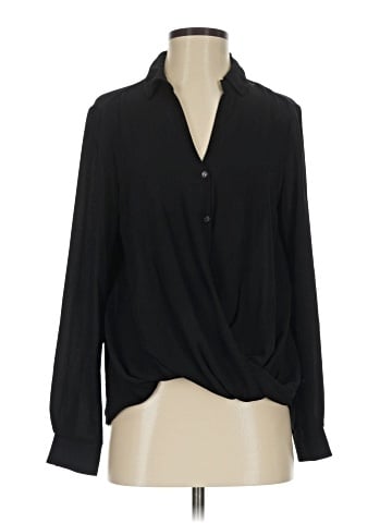 All in Favor Long Sleeve Blouse (view 1)