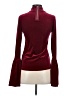 T.J. Maxx Burgundy Long Sleeve Top Size S (estimated) - photo 2