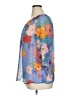 Fig and Flower 100% Polyester Blue 3/4 Sleeve Blouse Size 1X - photo 5