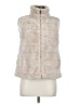 Dylan 100% Polyester Ivory Faux Fur Vest Size M - photo 1