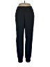 Uniqlo 100% Polyester Solid Black Blue Track Pants Size L - photo 1