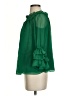 CeCe 100% Polyester Green 3/4 Sleeve Blouse Size S - photo 5