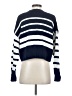 Zara 100% Cotton Stripes Blue Cardigan Size S - photo 2
