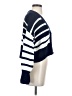 Zara 100% Cotton Stripes Blue Cardigan Size S - photo 4