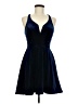 City Studio Solid Blue Cocktail Dress Size 9 - photo 1