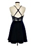 City Studio Solid Blue Cocktail Dress Size 9 - photo 2