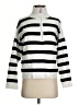 Tahari Stripes Silver Pullover Sweater Size S - photo 1
