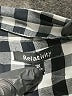 Relativity 100% Cotton Checkered-gingham Black 3/4 Sleeve Button-Down Shirt Size 3X - photo 7