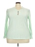 Unbranded Green 3/4 Sleeve Blouse Size 3XL - photo 1