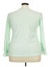 Unbranded Green 3/4 Sleeve Blouse Size 3XL - photo 2