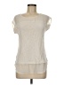 Ann Taylor Ivory Short Sleeve Top Size M - photo 1
