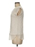 Ann Taylor Ivory Short Sleeve Top Size M - photo 5