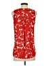 T Tahari 100% Polyester Red Sleeveless Blouse Size XS - photo 2
