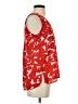 T Tahari 100% Polyester Red Sleeveless Blouse Size XS - photo 4