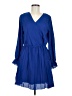 BBX Lephsnt 100% Polyester Solid Blue Casual Dress Size M - photo 1