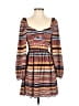 Zara Print Brown Casual Dress Size S - photo 1