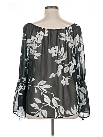 Eva Mendes by New York & Company 3/4 Sleeve Blouse (view 2)