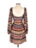 Zara Print Brown Casual Dress Size S - photo 2