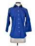 Lands' End Blue 3/4 Sleeve Button-Down Shirt Size 2 - photo 1