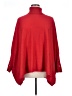 JM Collection Red Poncho Size 1X - photo 1
