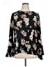 Vince Camuto 100% Polyester Black Long Sleeve Blouse Size XL - photo 1