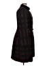 Burberry Burgundy Black Coat Size 14 - photo 4