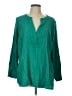 Talbots Green Long Sleeve Blouse Size 12 - photo 1