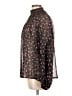 Elizabeth and James 100% Polyester Black Long Sleeve Blouse Size L - photo 5