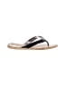 SONOMA life + style Black Flip Flops Size 7 - 8 - photo 1