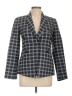 Argent Checkered-gingham Gray Blazer Size 10 - photo 1