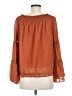 Unbranded Orange 3/4 Sleeve Blouse Size M - photo 2