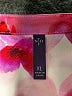 Not Your Daughter's Jeans 100% Polyester Floral Pink 3/4 Sleeve Blouse Size XL - photo 7