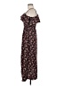 Topshop 100% Polyester Floral Black Casual Dress Size 6 - photo 5