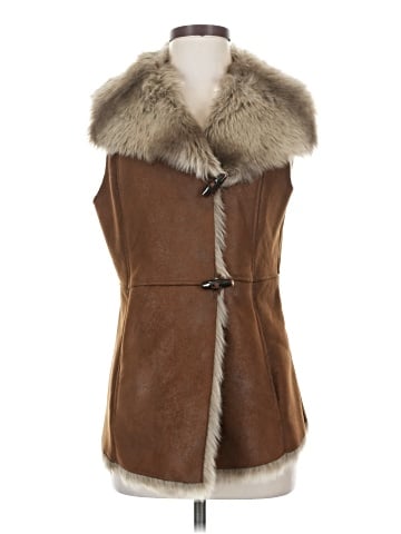 Ellen Tracy Faux Fur Vest (view 1)