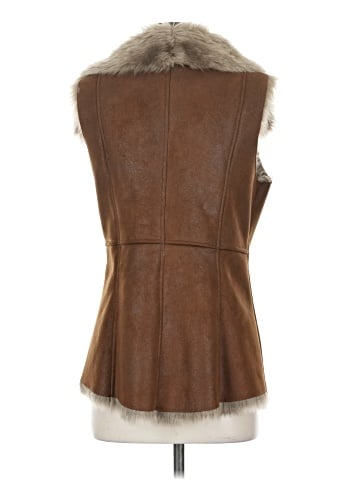 Ellen Tracy Faux Fur Vest (view 2)